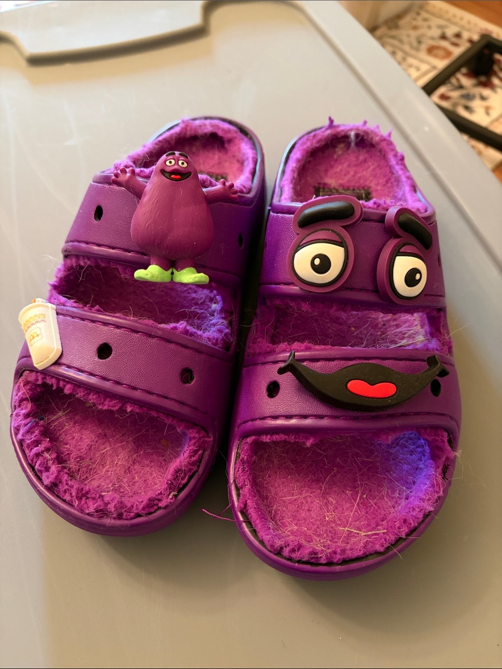 Grimace Crocs size 5/7